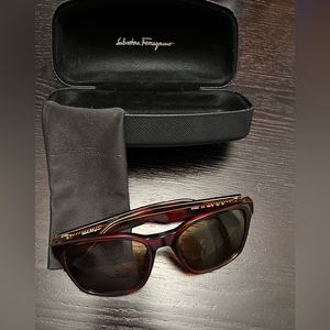 Salvatore Ferragamo sunglasses habana brown